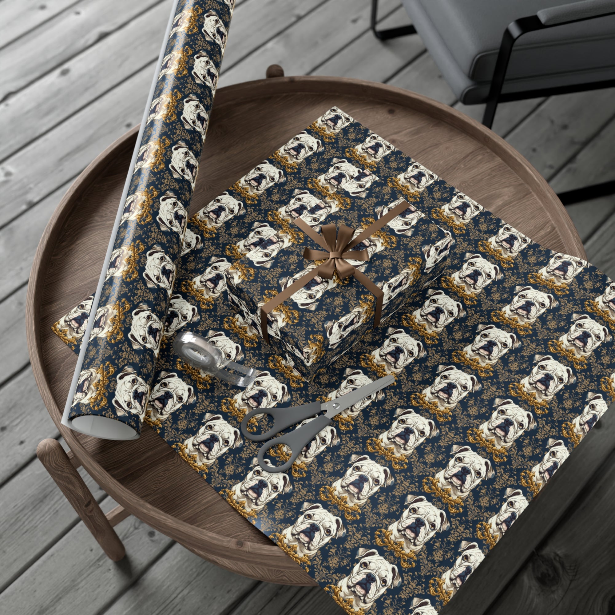 Wildwood Wanderlust Bulldog Gift Wrap Papers