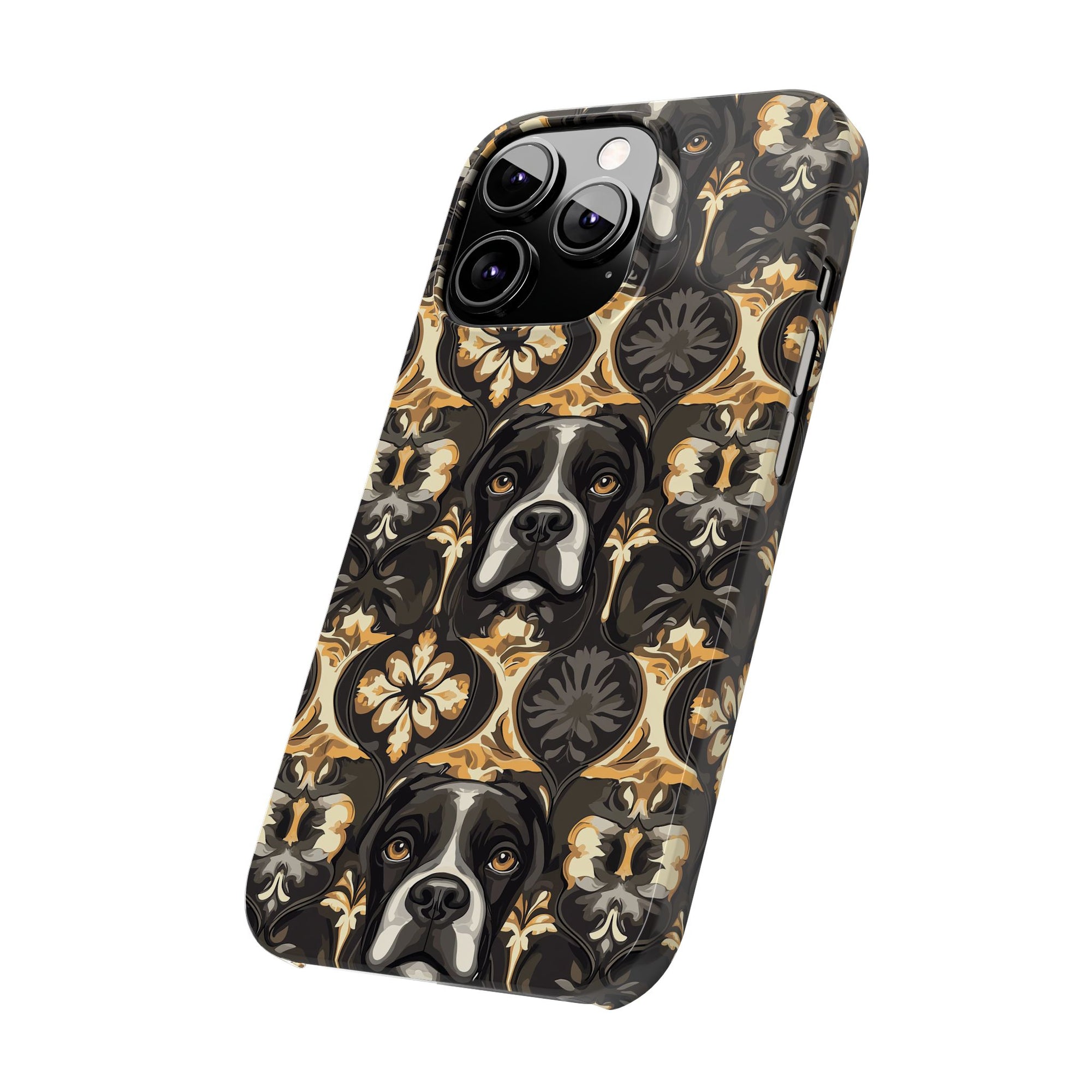 Manor Pup Boxer Royale Slim Phone Cases