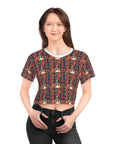 Boxer Blossom Tapestry Delight Crop Tee