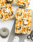 Golden Glitz 'n Glamour Woofwear Gift Wrap Papers