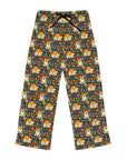 Corgi Rainbow Vine Dream Women's Pajama Pants