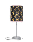 Majestic Hound Couture: German Shepherd LuxeBlend Lamp on a Stand