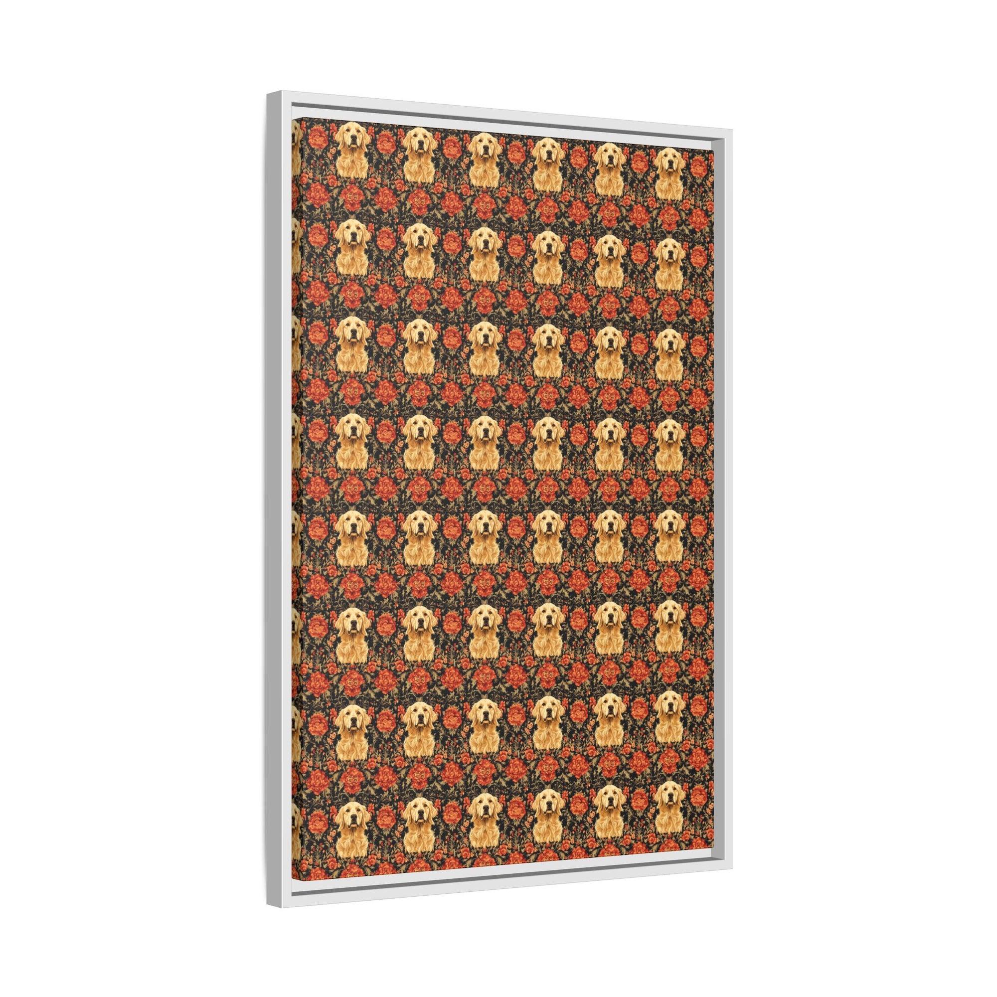 Golden Pawsatronic Tapestry Matte Canvas, Framed