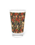 Blooming Pug Paradise Pint Glass