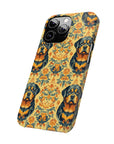 Royal Rottie Regalia Slim Phone Cases