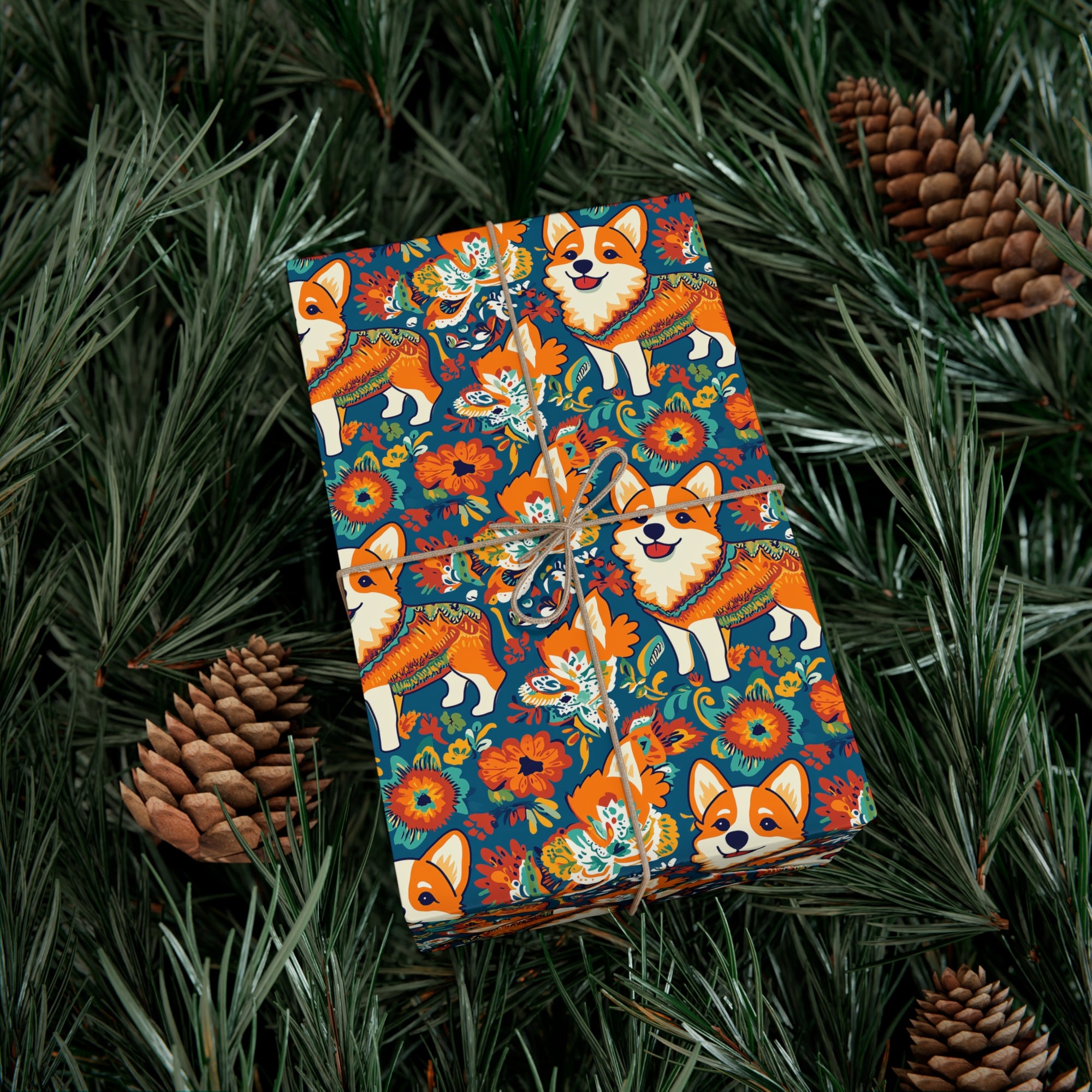 Corgi Carnival Couture Gift Wrap Papers