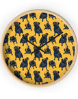 Puglet Posh Paradise Wall Clock