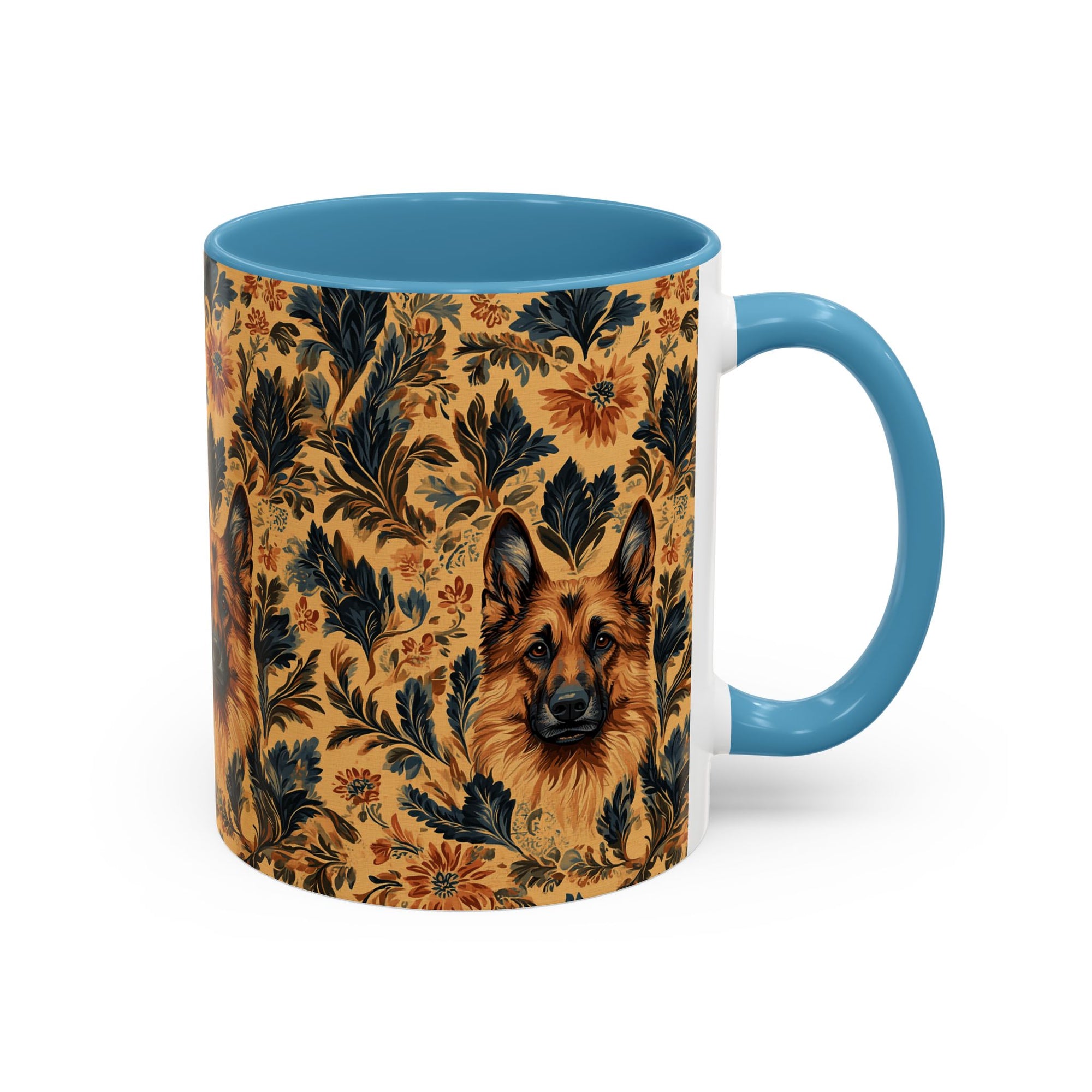 Autumnal German Shepherd Glamour Accent Coffee Mug