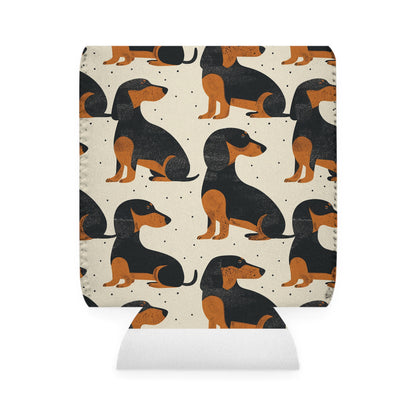 Whimsical Dachsund Dreamcatcher Can Cooler Sleeve