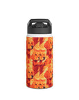 Golden Glamour Paws Stainless Steel Water Bottle