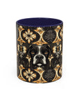 Manor Pup Boxer Royale Accent Coffee Mug