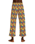 Frenchie Pop Art Pawfection Grid Men's Pajama Pants