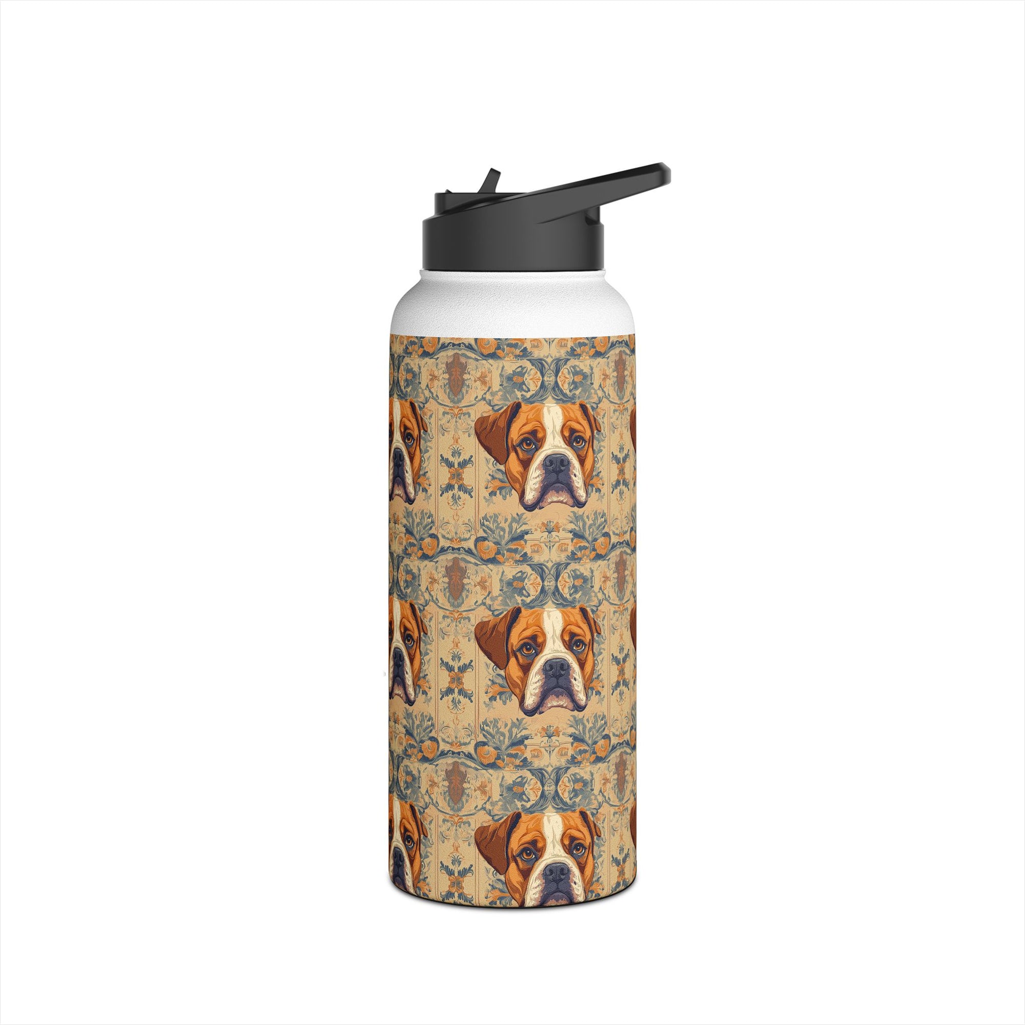 Bowtie Boxer Bliss Stainless Steel Water Bottle