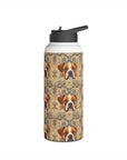 Bowtie Boxer Bliss Stainless Steel Water Bottle