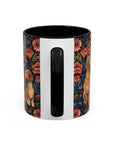 Floral Pawsome Dachsund Delight Accent Coffee Mug