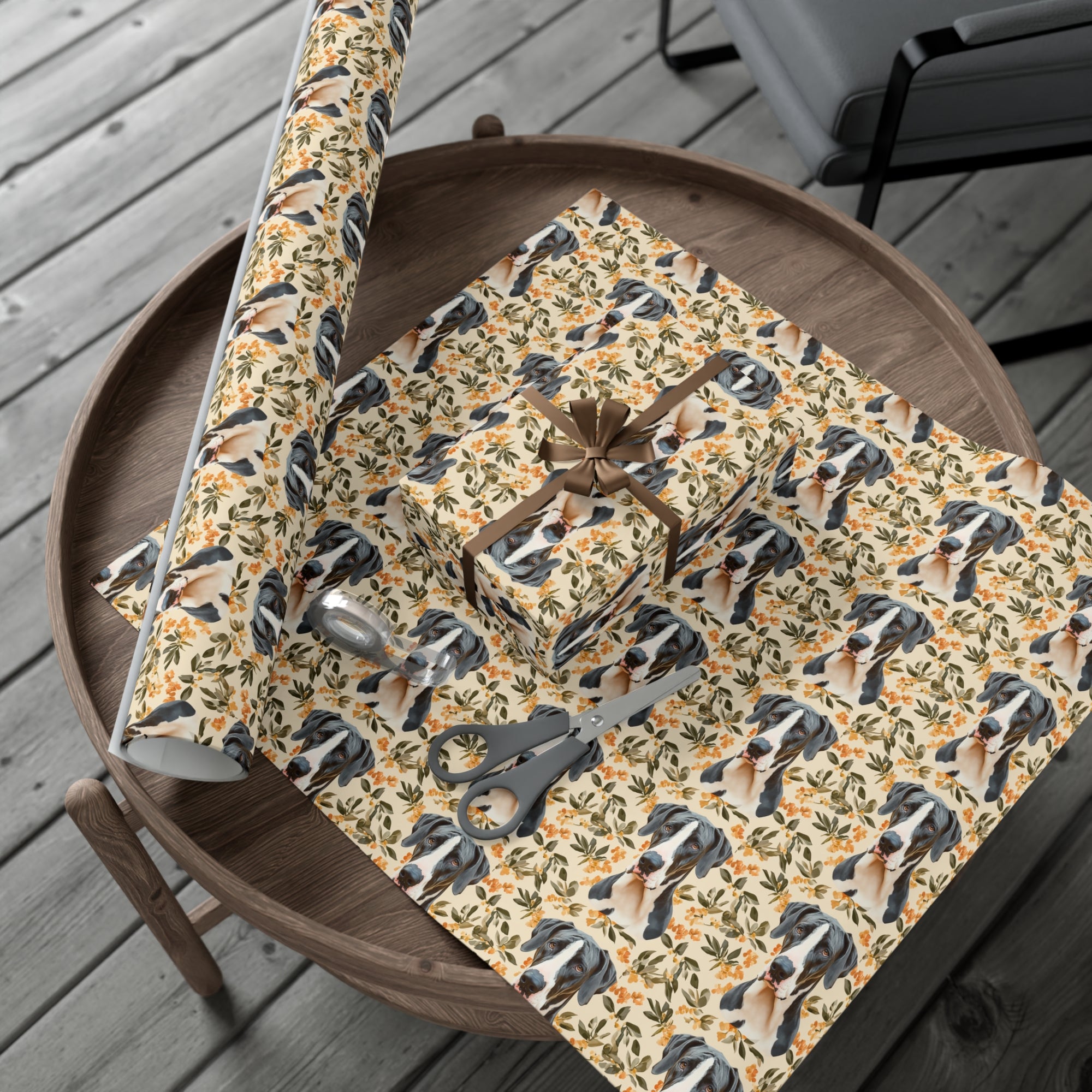 Majestic Great Dane Meadow Gift Wrap Papers