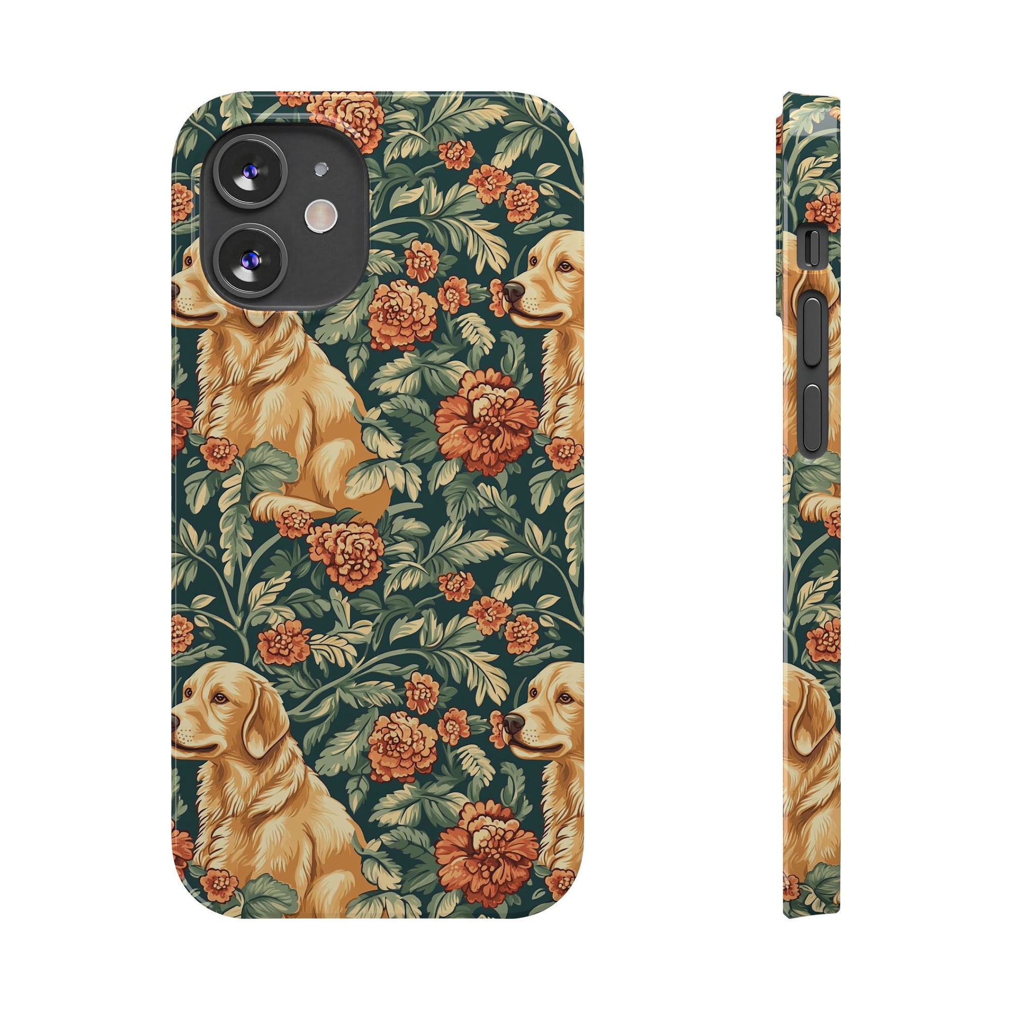 Blooming Goldie Glam Slim Phone Cases