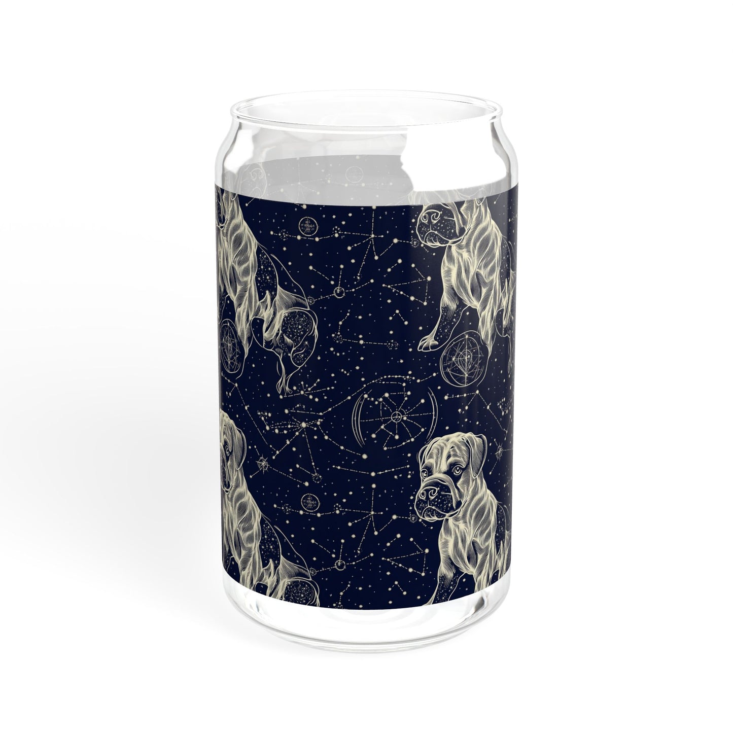 Celestial Boxer Bliss Sipper Glass