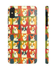 Corgi Chic Popart Pup Slim Phone Cases