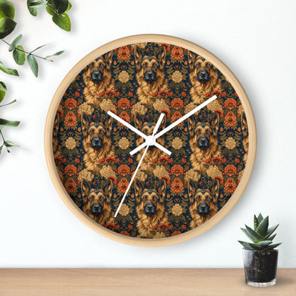 WhimsiWooly Shepherd Spritz Wall Clock