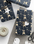 Frenchie Celestial Soar Wrapping Paper