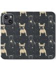 Frenchie Celestial Soar Flip Cases