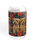 Yorkie Charm Twins Sipper Glass