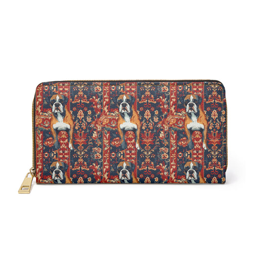 Boxer Blossom Tapestry Delight Zipper Wallet