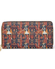 Boxer Blossom Tapestry Delight Zipper Wallet