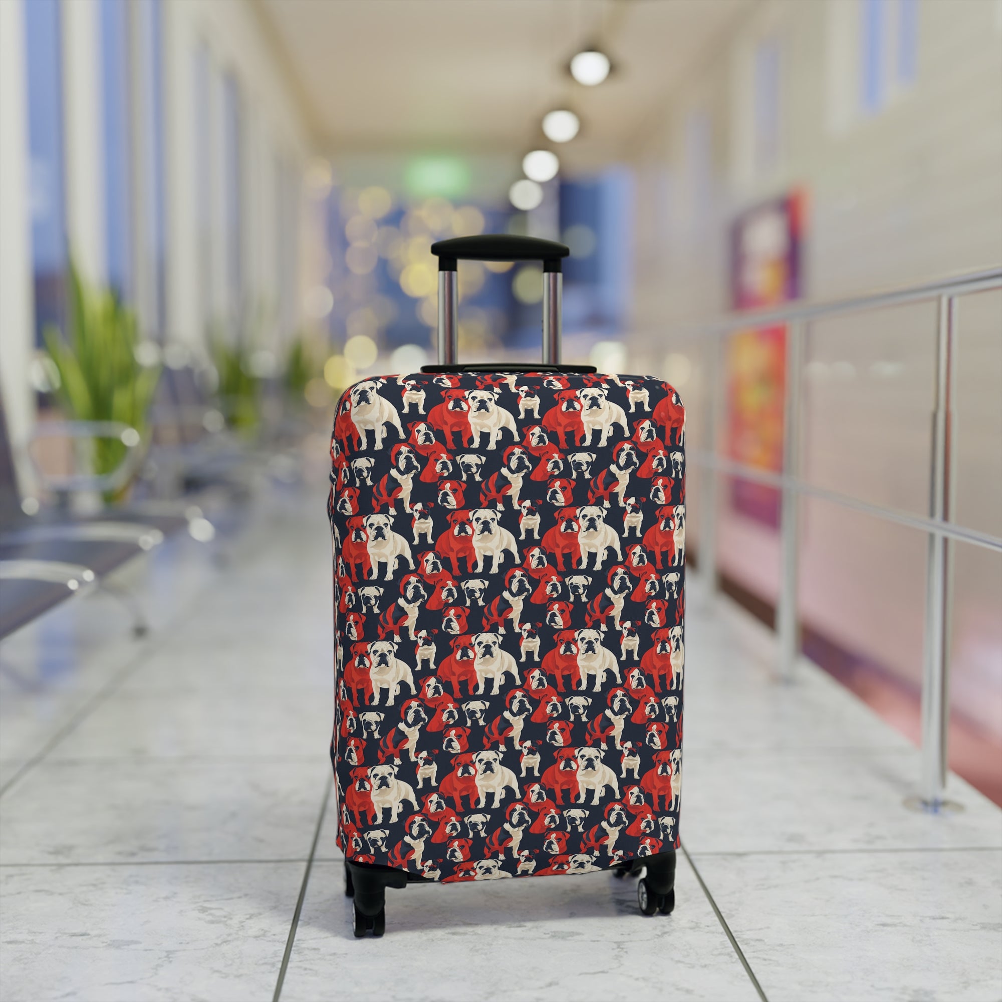 Bulldoggy Bliss Chomper Luggage Cover