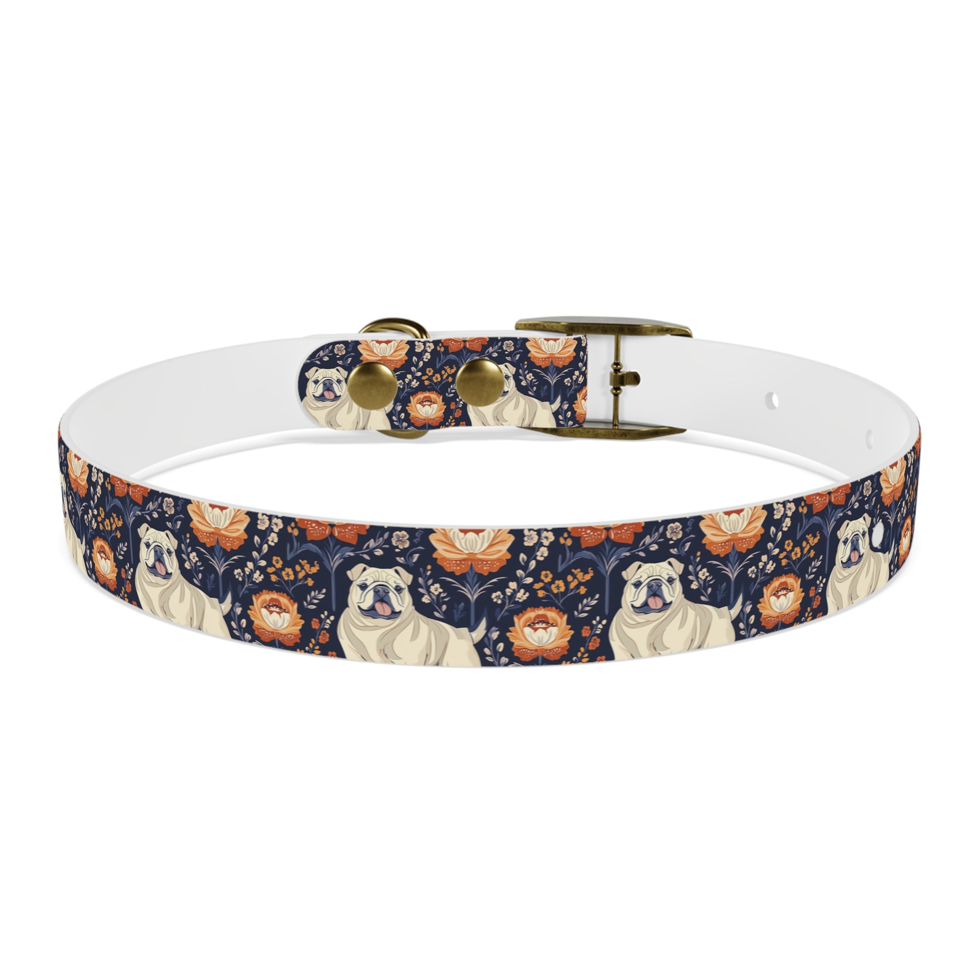 Bulldog Blossom Bonanza Dog Collar