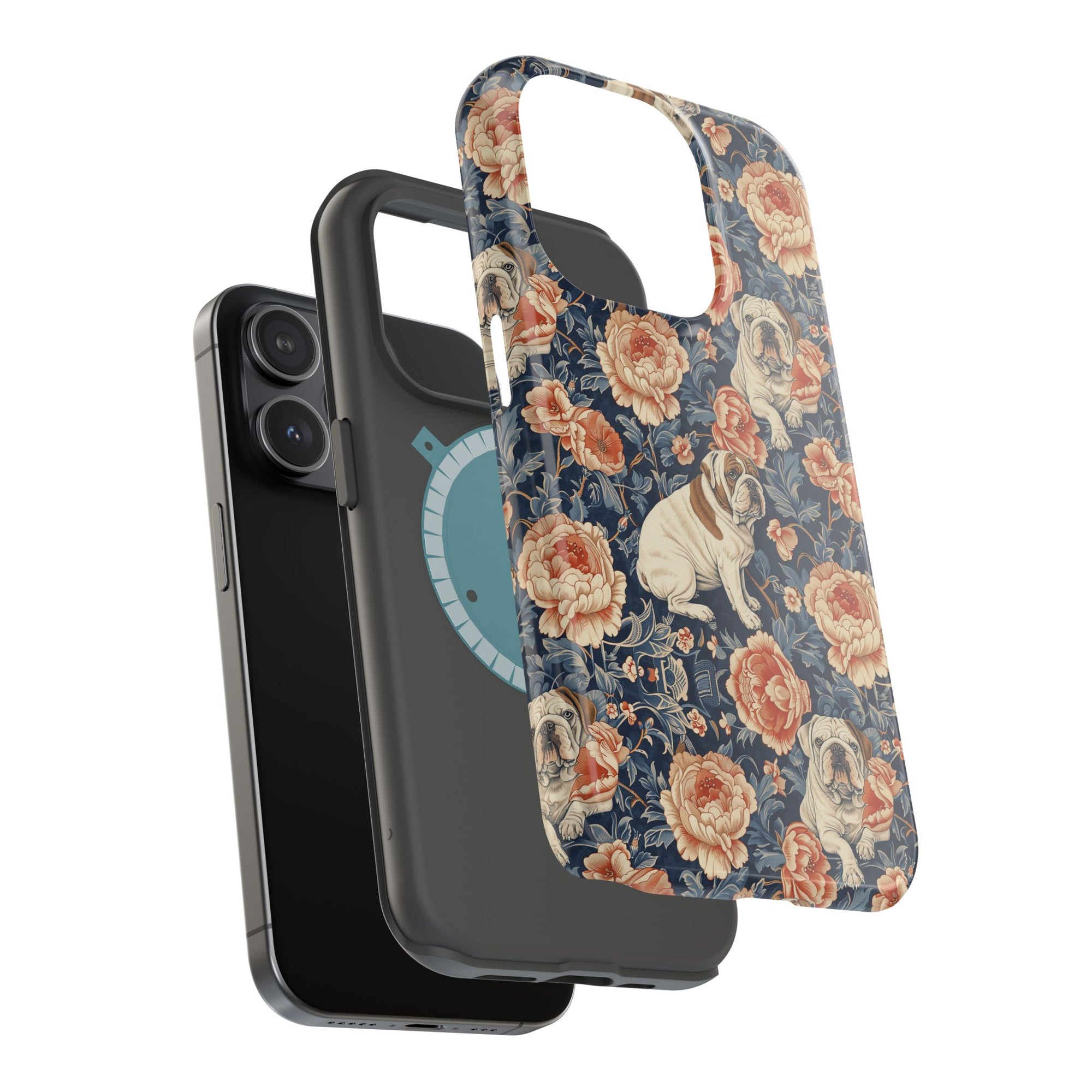 Blooming Bulldog Beauty Magnetic Tough Cases