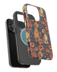 Floral Pawsome Dachsund Delight Magnetic Tough Cases