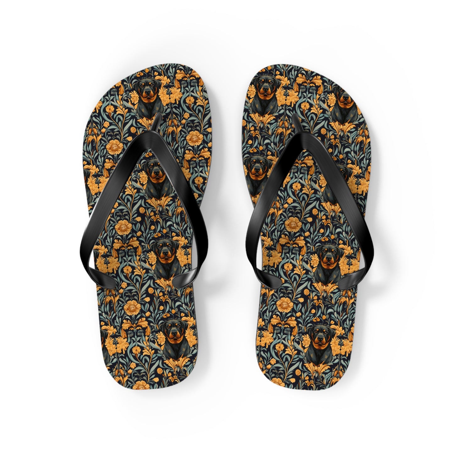 Ruffle Rottie Glamourific Flip Flops