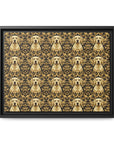 Royal Pawsitivity Labs Matte Canvas, Framed