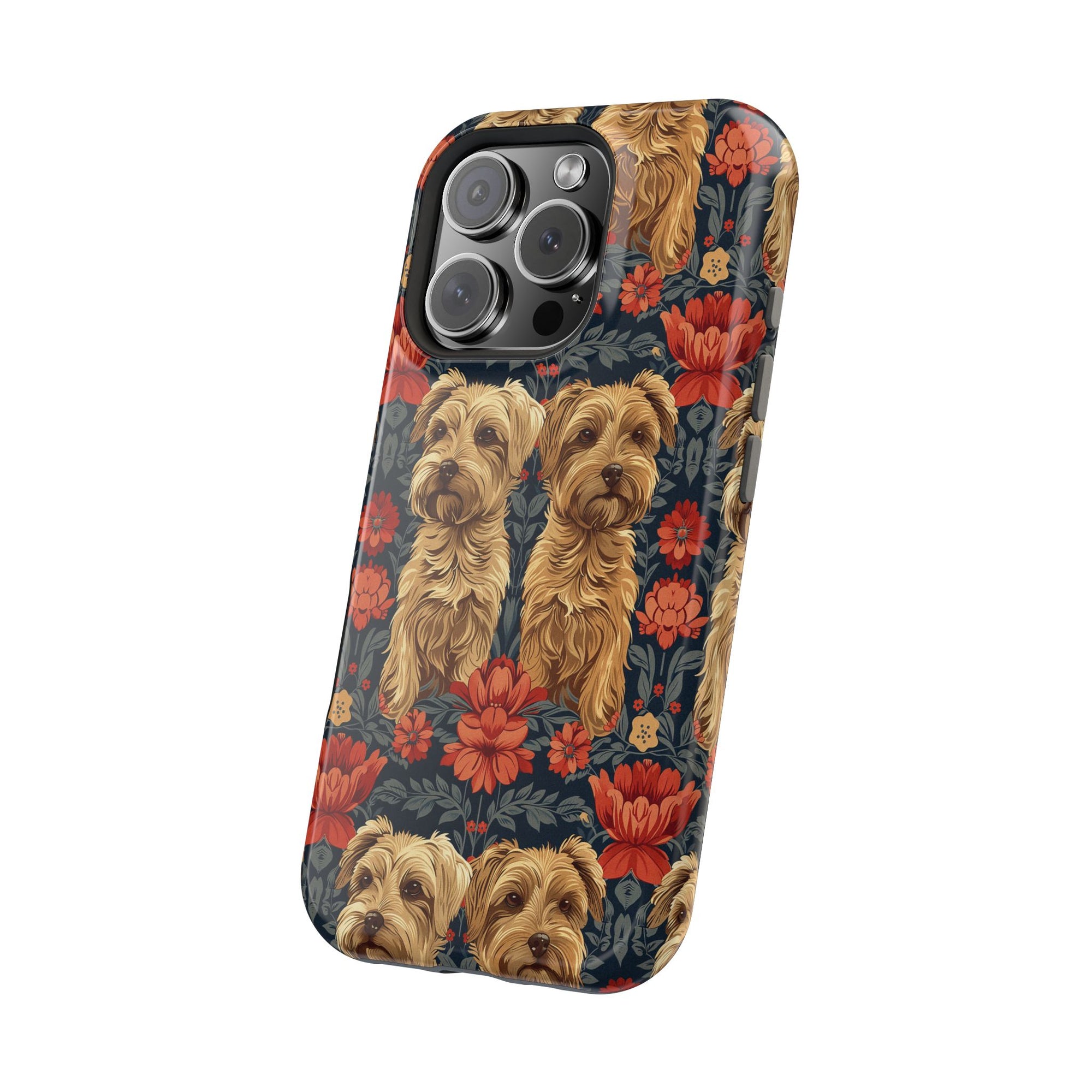 Yorkie Charm Twins Magnetic Tough Cases