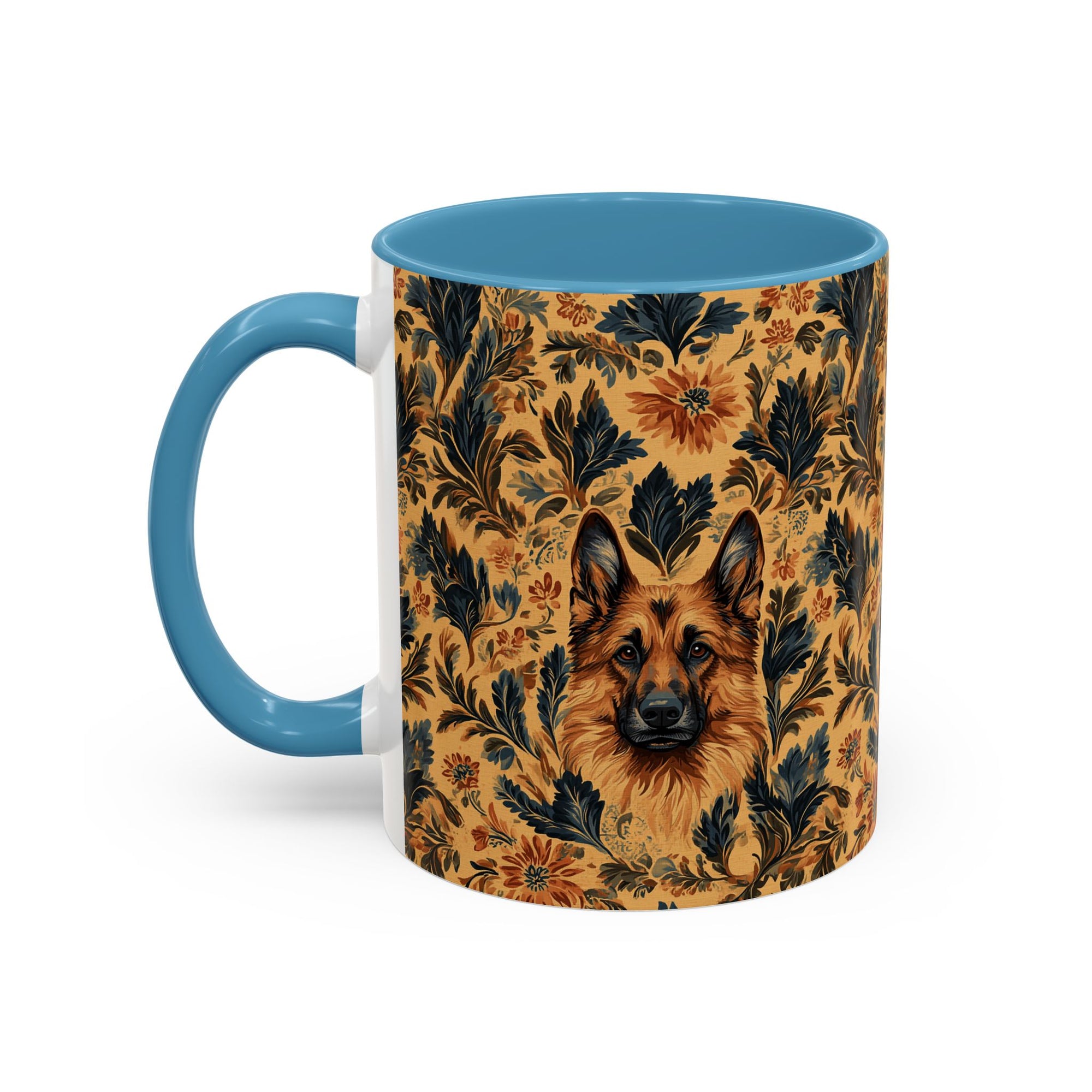 Autumnal German Shepherd Glamour Accent Coffee Mug