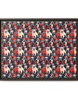 Bulldoggy Bliss Chomper Matte Canvas, Framed