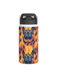 Impressionistic German Shepherds Stainless Steel Water Bottle