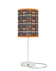 Pawsome Rottweiler Royalty Plaid Lamp on a Stand