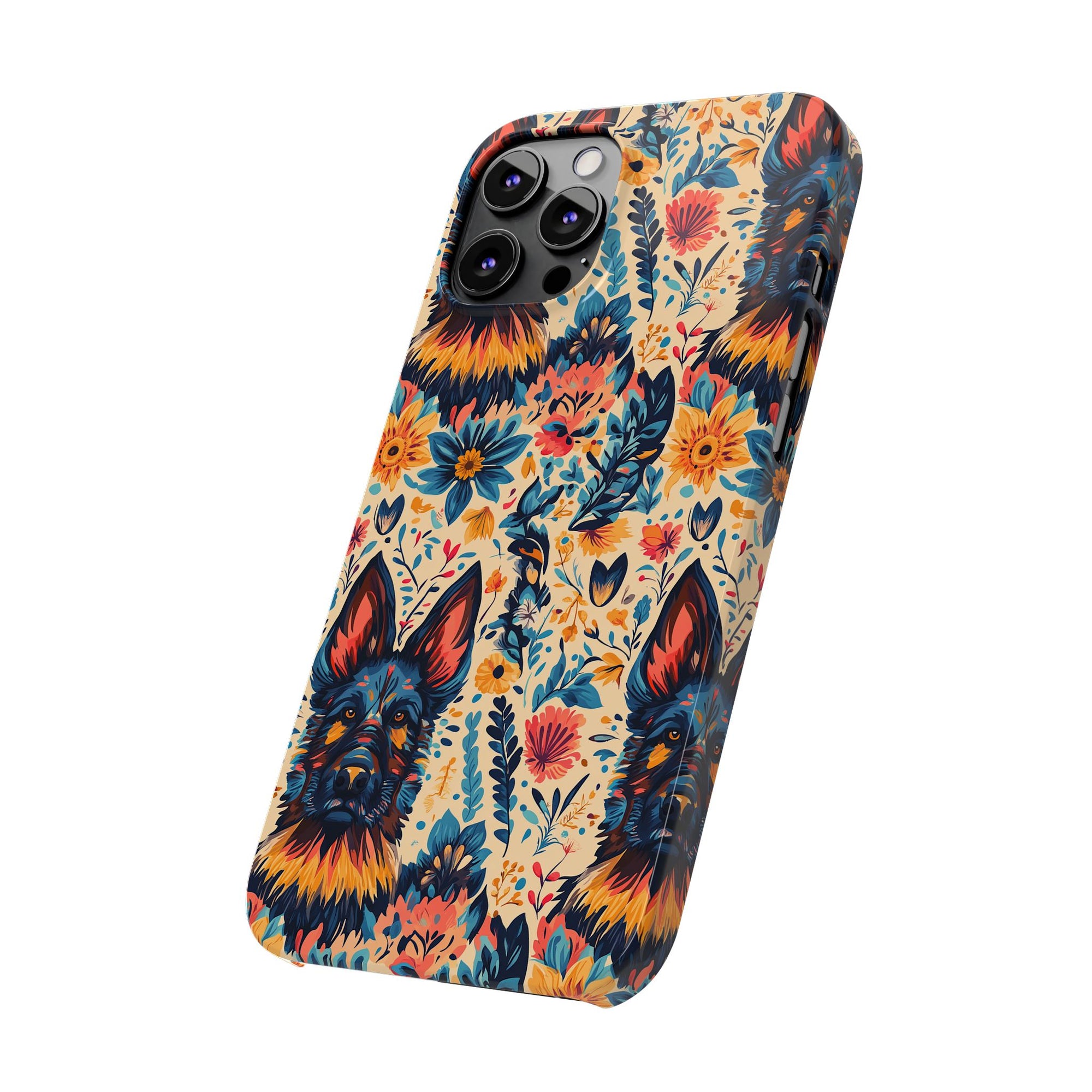 Bloomhound Shepherd Sentinel Slim Phone Cases