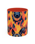 Impressionistic German Shepherds Accent Coffee Mug