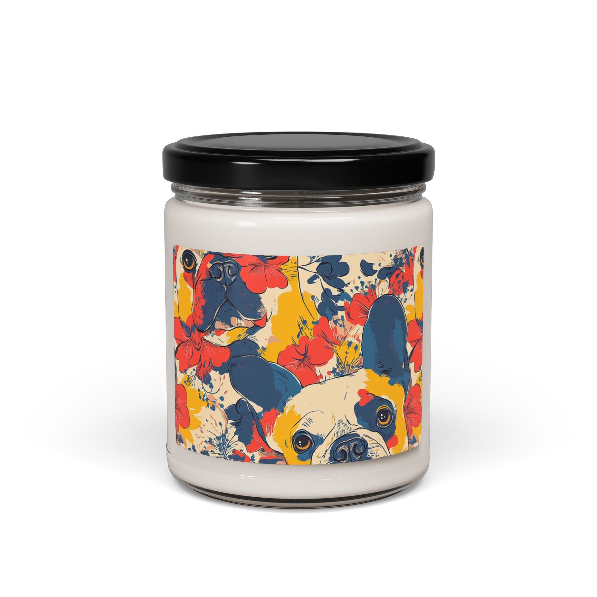 Bloom Pup Frenchietastic Splatter Scented Soy Candle