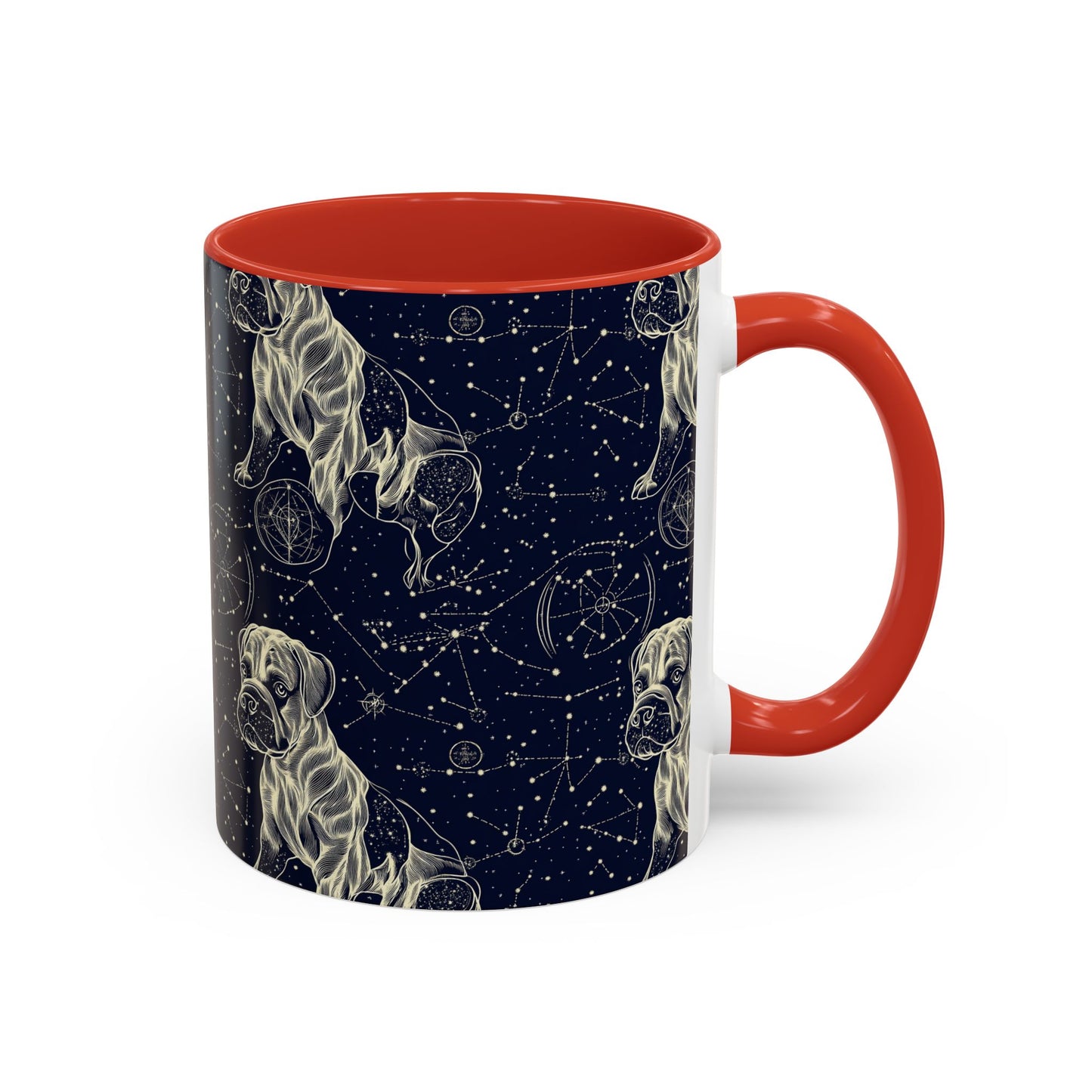 Celestial Boxer Bliss Accent Coffee Mug