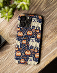 Bulldog Blossom Bonanza Slim Phone Cases