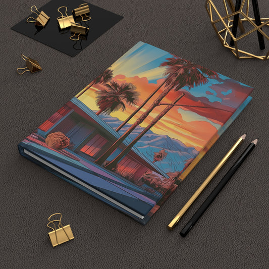 Palm Springs Sunset Dreams - Blank Notebook