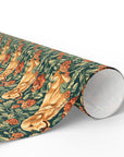 Blooming Goldie Glam Wrapping Paper