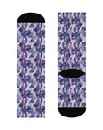 Funky Geometric Boxerista Cushioned Crew Socks