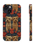 Yorkie Charm Twins Slim Phone Cases