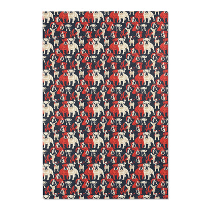 Modern Bulldog Bash - Fun Area Rug